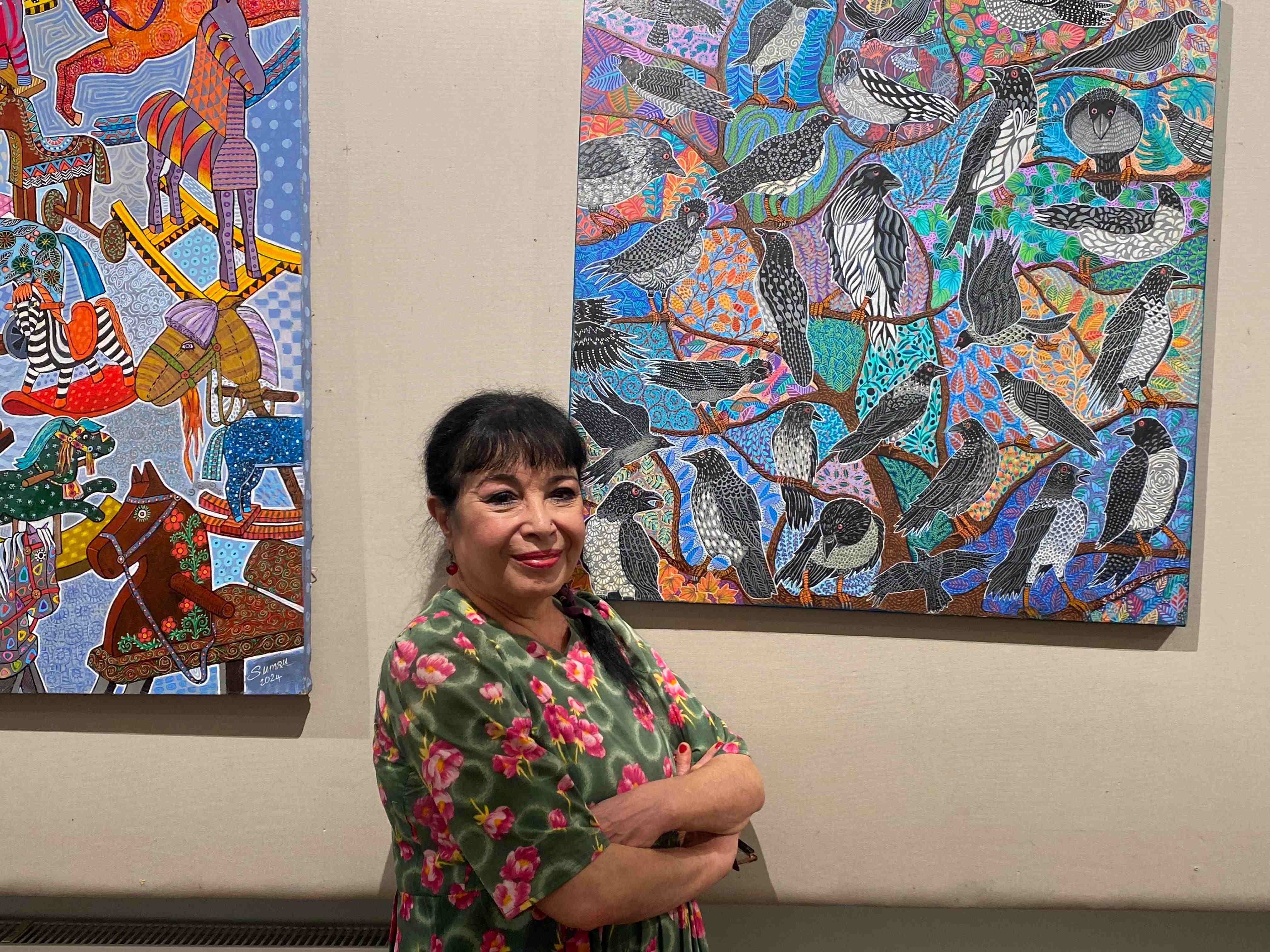 Eski bir sinagogda ömürlük resimler